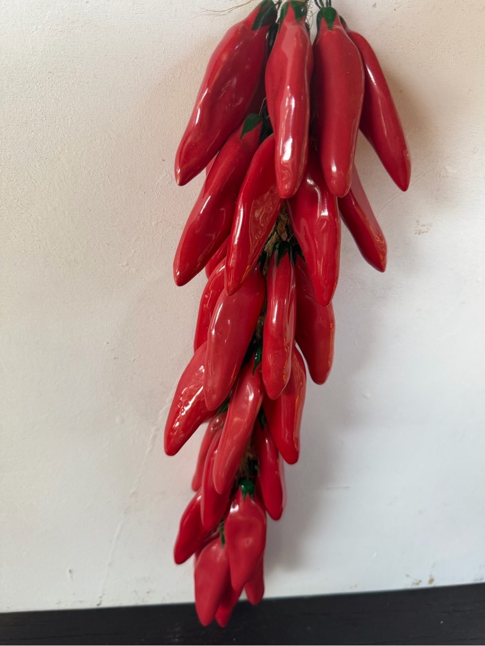 Red Decorative Chili Pepper Ristra Decor - Picture 2 of 5